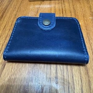Portland Leather Blue Wallet